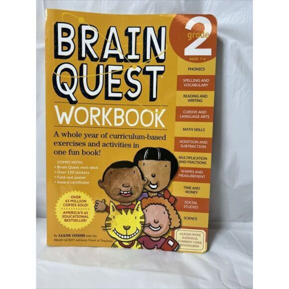Brain Quest Workbook: 2nd Grade‎ [With Stickers] by Onish, Liane